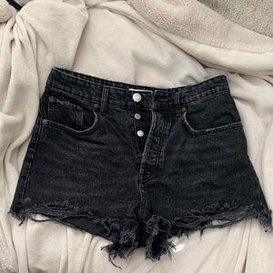 Zara Black Denim Women's Shorts